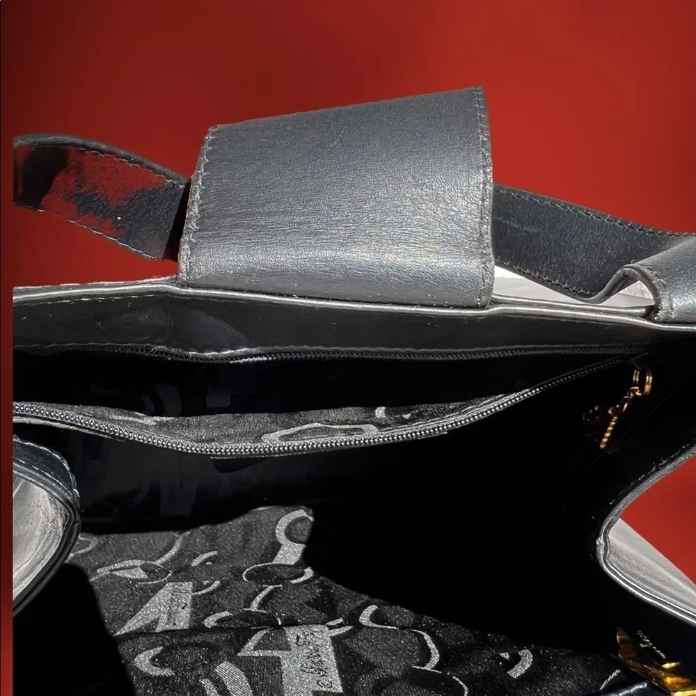 Gorgeous black Ferragamo Calfskin
